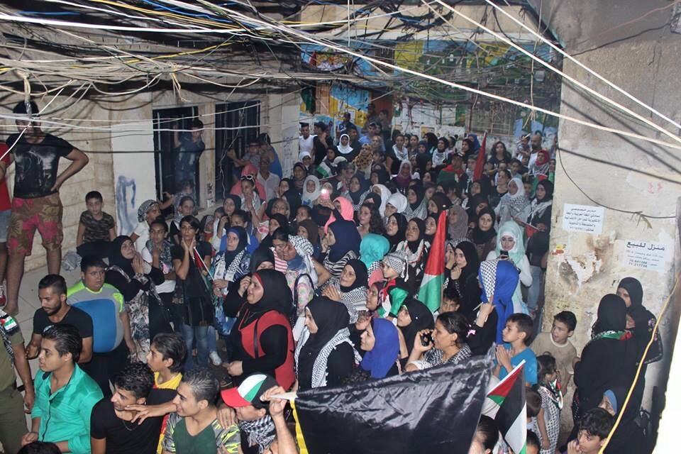 مسيرات ووقفات غاضبة تضامناً مع انتفاضة الأقصى الثانية في مخيمات لبنان (9)