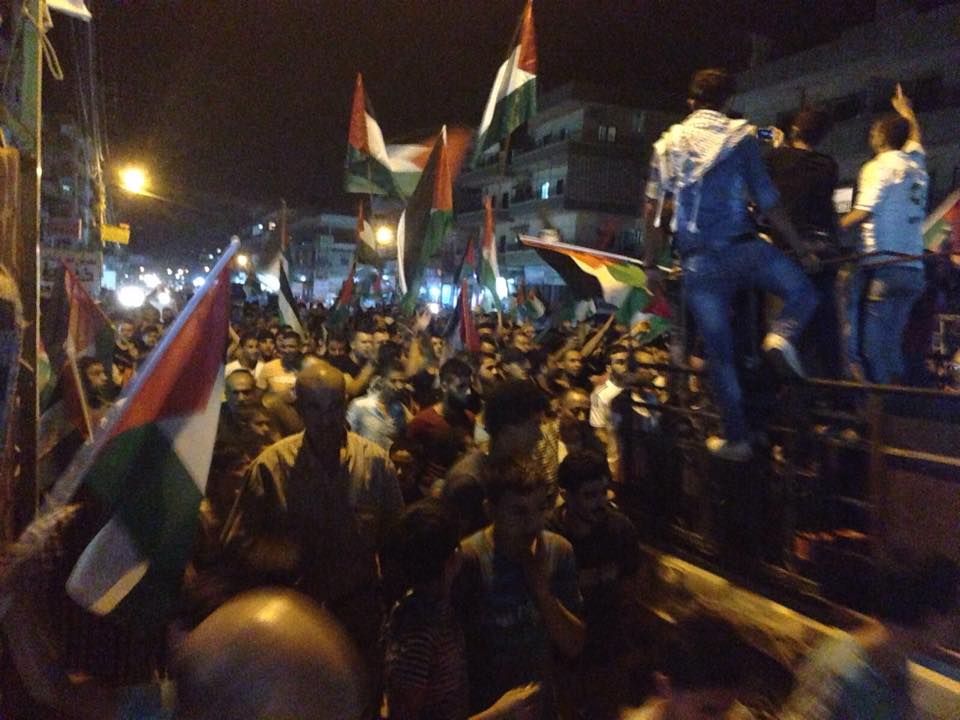 مسيرات ووقفات غاضبة تضامناً مع انتفاضة الأقصى الثانية في مخيمات لبنان (15)