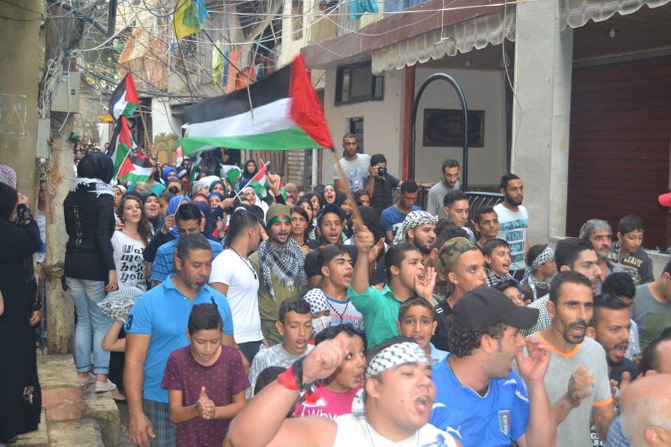مسيرات ووقفات غاضبة تضامناً مع انتفاضة الأقصى الثانية في مخيمات لبنان (8)