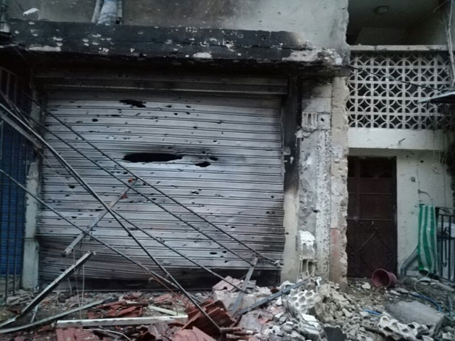 القوة المشتركة تدخل حي الطيرة (1)