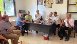الفصائل الفلسطينية واللجنة الشعبية في مخيم المية ومية