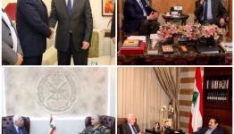 الأحمد يجول على شخصيات سياسية وأمنية لبنانية