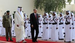 أمير قطر يستقبل الرئيس التركي