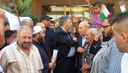 أثناء لقاء الاهالي بدبور 