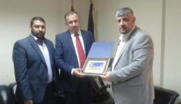 الرفاعي في استقبال مسعود ويونس 