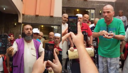 جالنب من اعتصام الحجاج 