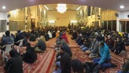 خلال المشاركة في حملة الفجر العظيم بالمخيمات الفلسطينية في لبنان