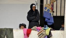 لاجئون فلسطينيون من مخيم سبينه