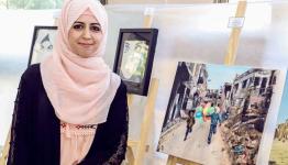 الفنانة الفلسطينية منار رضوان