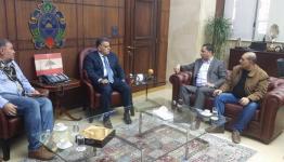 اللواء عباس ابراهيم والوفد الزائر 