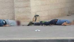قوات العدو تطلق النار على الشابين بزعم محالولة طعن