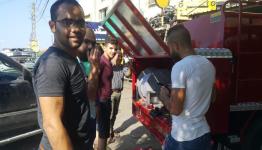 الدفاع المدني الفلسطيني في مخيم عين الحلوة