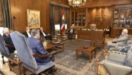 لقاء الرجوب والوفد المرافق له بري