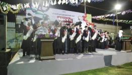أثناء حفل التخرج