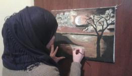 الفنانة التشكيلية شيرين حسن عبدالله