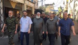 اللجنة تجول في شوارع عين الحلوة