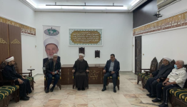 جبري التقى وفد فتح