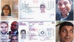 صور الاشخاص وجوازات السفر التي ارتبطت بقضية اغتيال حمدان