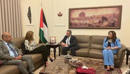 دبور مستقبلا نائبة المفوض العام للأونروا والوفد الأممي المرافق