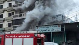 أثناء إخماد الحريق