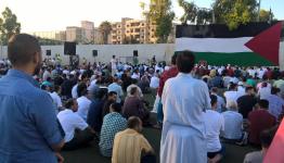 صلاة العيد في ملعب فلسطين -البداوي (1)