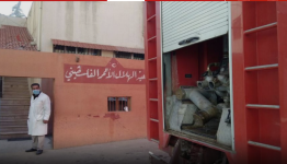 أثناء إخماد الحريق