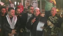 خلال الاعتصام 