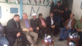 وفد من حزب الله يزور خيمة الاعتصام في صيدا