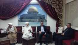 وفد الجهاد الإسلامي  يزور الشيخ ماهر حمود
