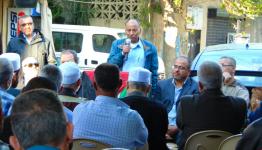 من خيمة الاعتصام في البص