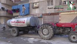 توزيع المساعدات 
