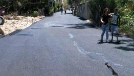 عملية تزفيت الشوارع في الرشيدية 