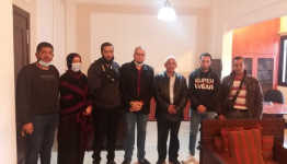 أسامة سعد استقبل لجنة مهجري فلسطينيي سوريا