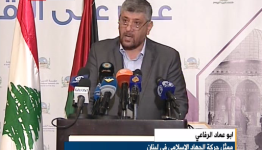 ممثل "حركة الجهاد الإسلامي في فلسطين" الحاج أبو عماد الرفاعي