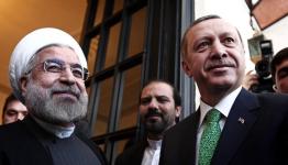 أردوغان ونظيره الإيراني، روحاني- ميلليت
