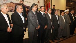 خلال حفل الاستقبال