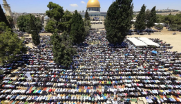 صلاة العيد في المسجد الأقصى