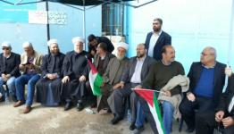 "رابطة علماء فلسطين" في الاعتصام 