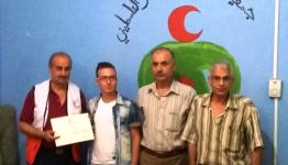 اثناء توزيع الشهادات