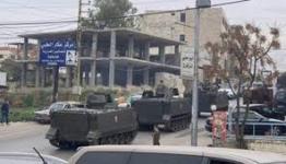 آليات الجيش اللبناني في نهر البارد