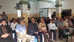 خلال تقدمة واجب العزاء