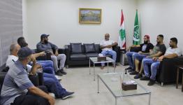 حمود التقى وفداً من أهالي تعمير عين الحلوة