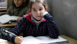 طالبة من مدرسة رام الله في شاتيلا