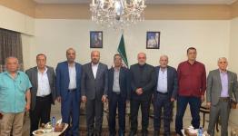 زيارة تحالف القوى الفلسطينية للسفير الإيراني