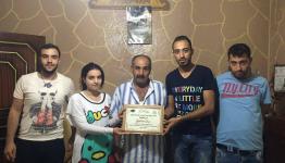 أثناء التكريم