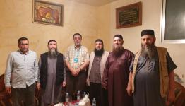 وفد عصبة الأنصار معزيا بالدكتور شلح