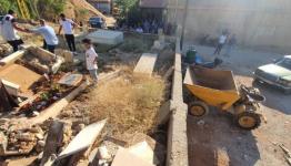 تحطيم القبور في مخيم الجليل