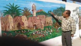مدن فلسطينية على جدران عين الحلوة