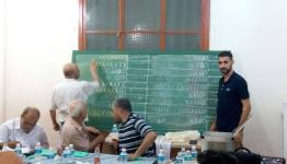 اثناء فرز الاصوات وتدوين النتائج