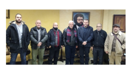حزب الله في صيدا عرض مع وفد الجبهة الشعبية